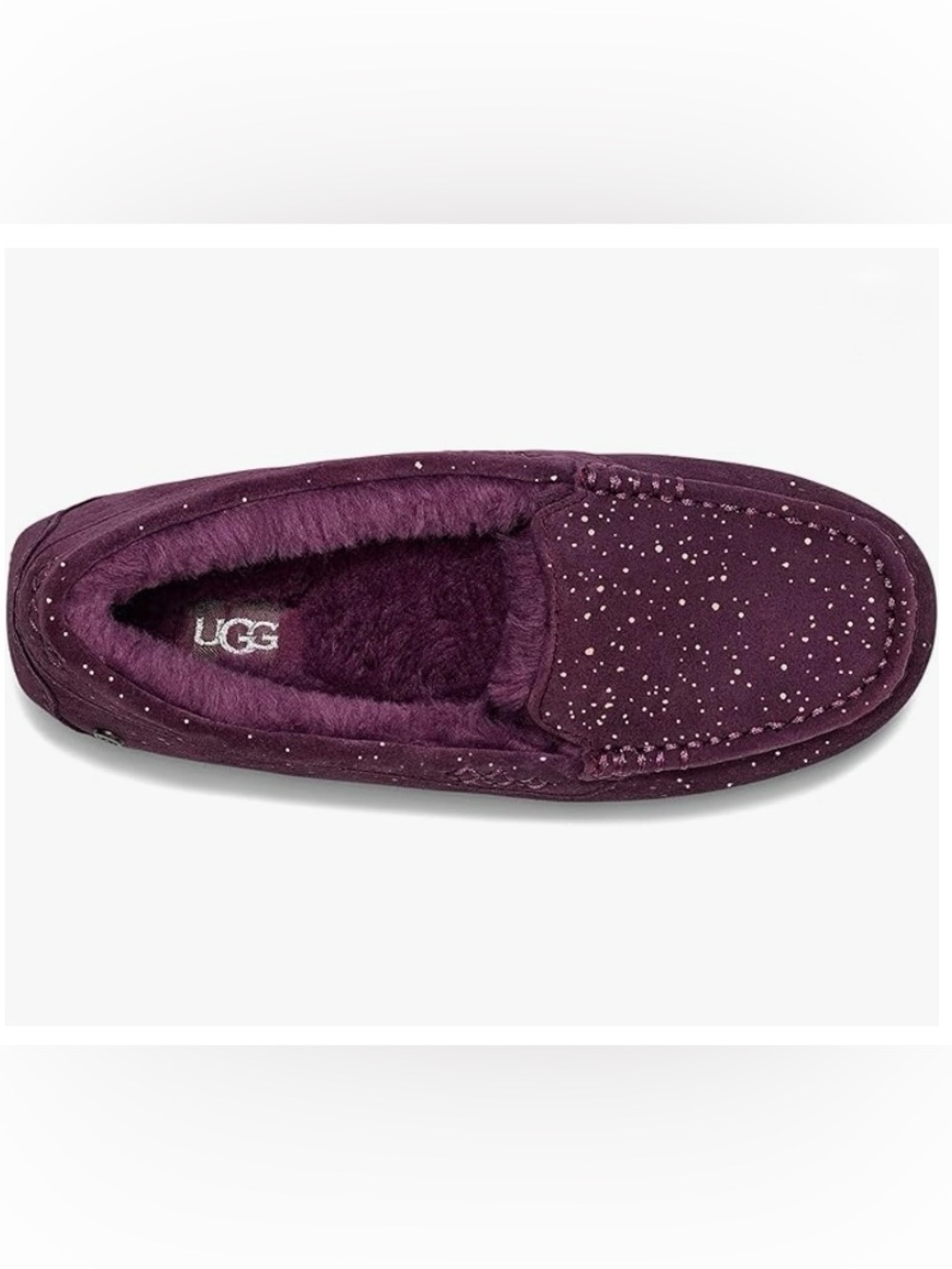 UGG Women's Ansley Metallic spot Moccasin Slippers - Picture 3 of 8